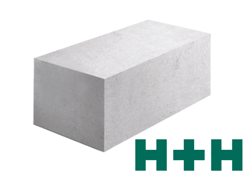 Газобетонные блоки H+H 625х250х250 мм