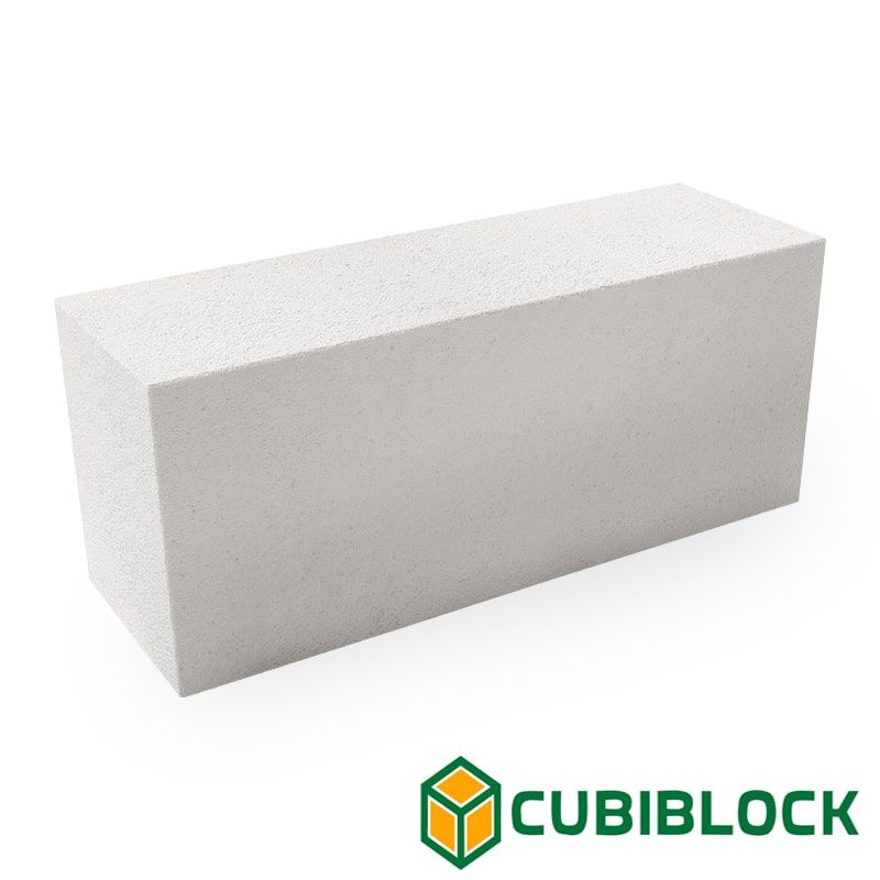 Газобетонный блок стеновой Cubi Block D600 625х300х250 B3.5
